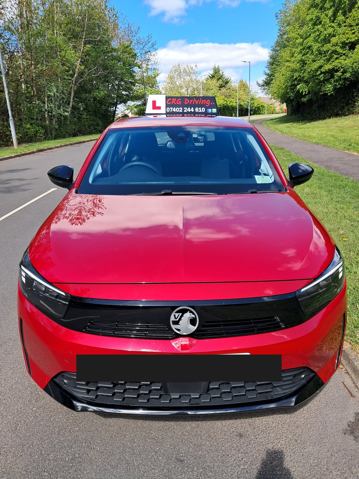 CRG Driving car front view